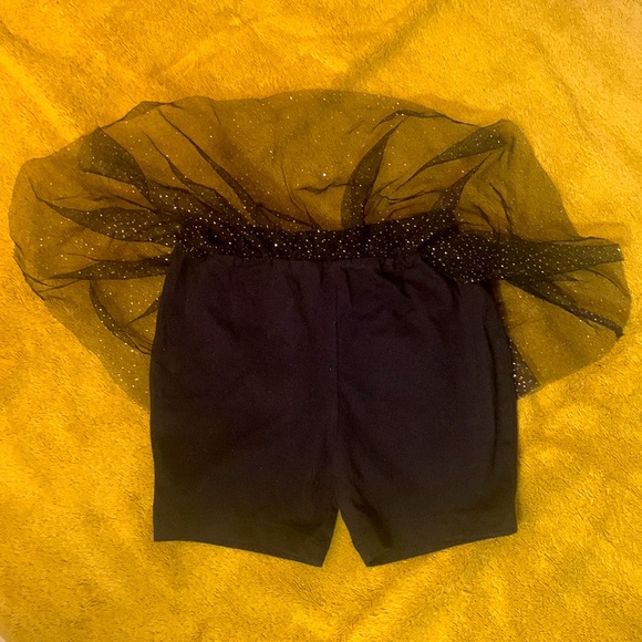 SWIGGLES Black Glittery Skirt - Picture 3 of 5